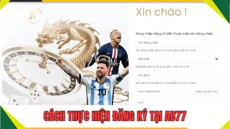 Cách thực hiện đăng ký tại AB77